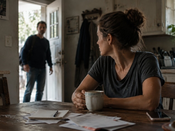 Christine Dillard and The Truth She Showed Me feature image depicting the tension and fear associated with hidden coercive control.