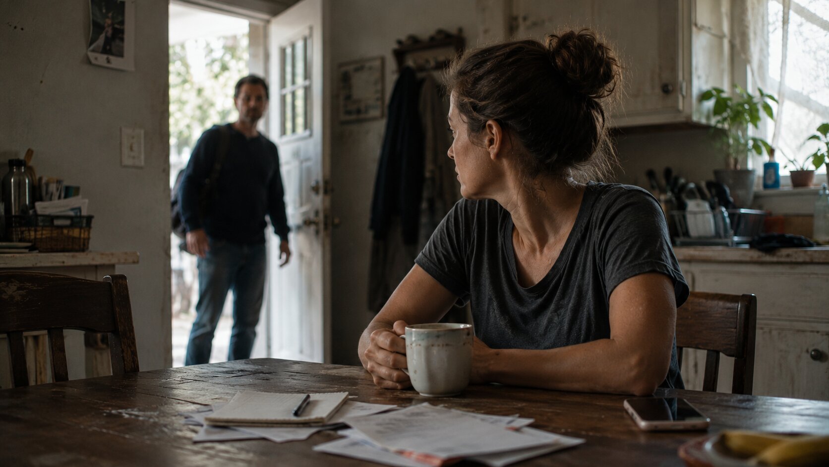 Christine Dillard and The Truth She Showed Me feature image depicting the tension and fear associated with hidden coercive control.